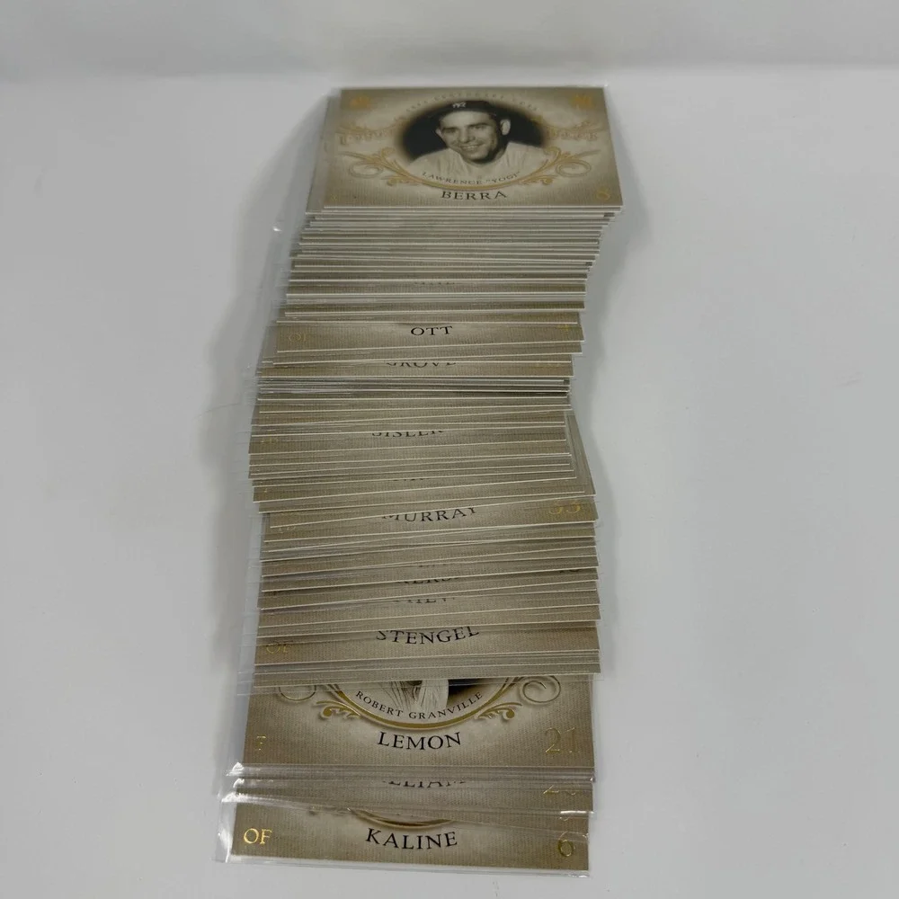 2005 Upper Deck Legendary Cuts 71 Card Lot Near Complete‎ Set